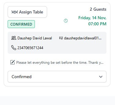 Contactless QR Ordering