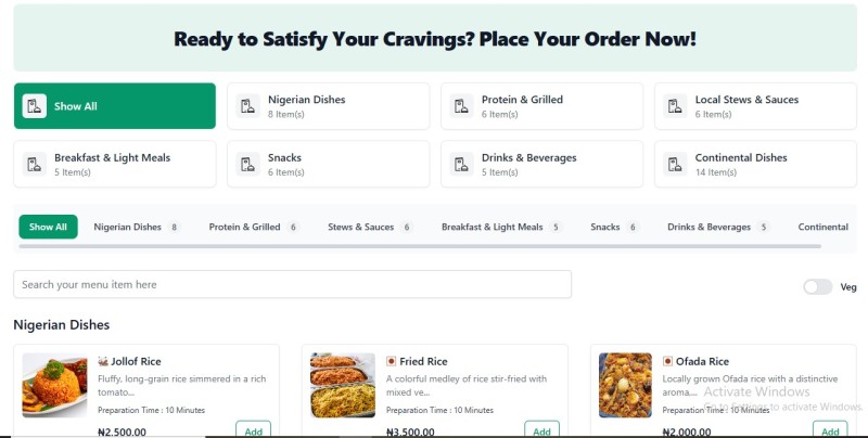 Effortless Menu Management